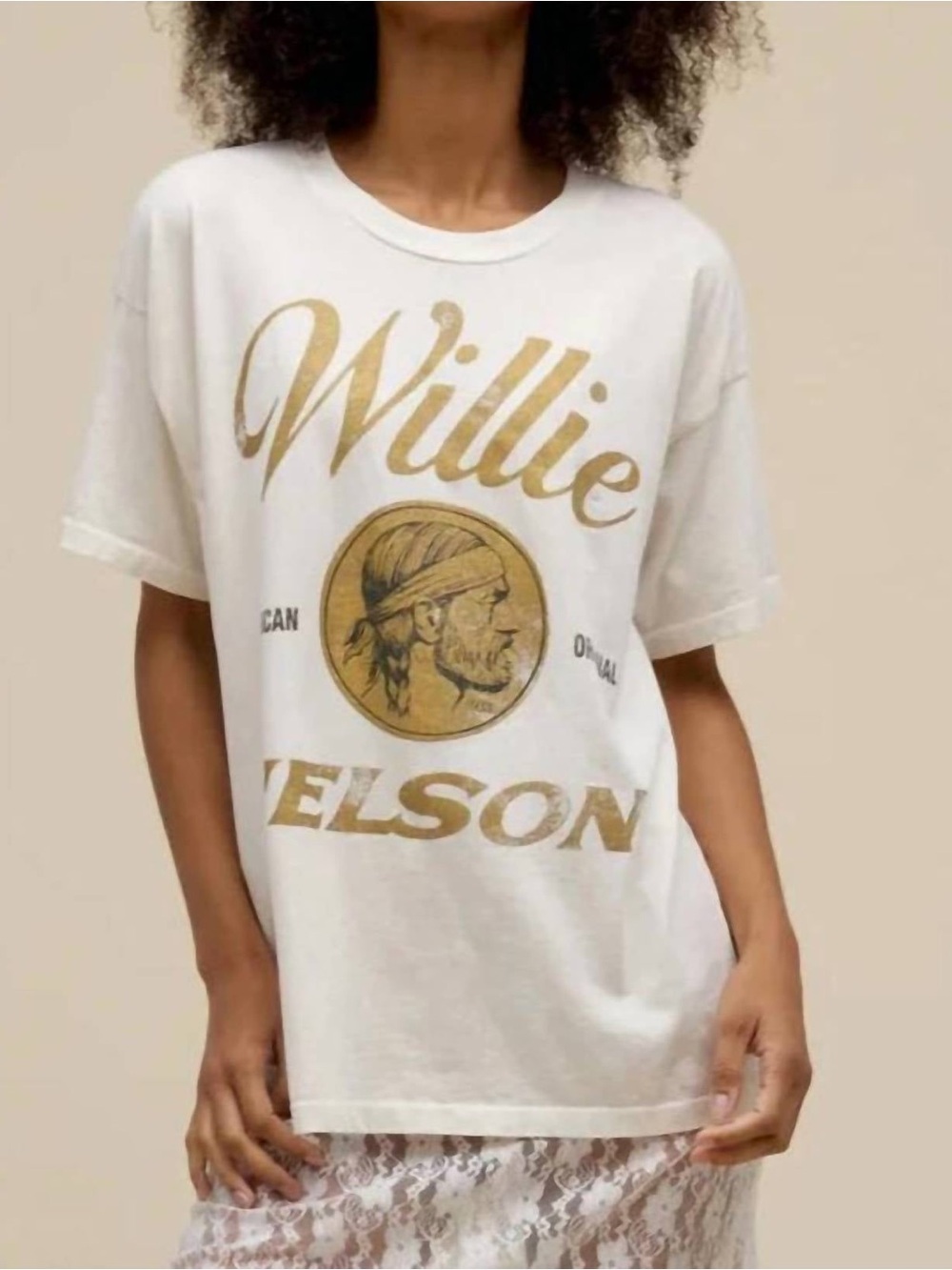 Daydreamer - Willie Nelson American Original Merch Tee Size Small Oversized NWT